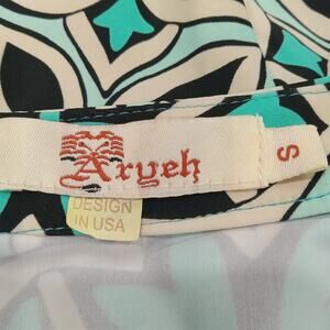 Anthropologie Aryeh Women's Small Psychedelic Tunic Dress Festival Art to Wear